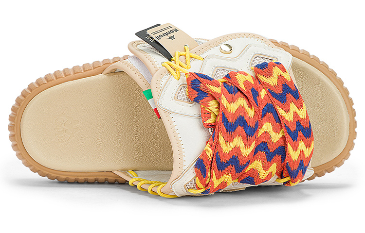 Kappa Chunky Velcro Breathable 'White Brown' 圖 3