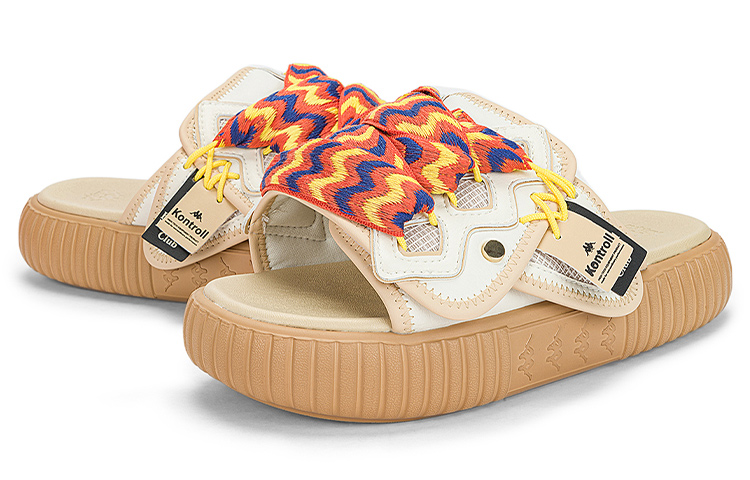 Kappa Chunky Velcro Breathable 'White Brown' 圖 4