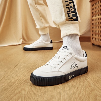 카파 클래식 캔버스 로우 '화이트' (Kappa Classic Canvas Low 화이트) K0DY5CC02CJ-024 Sizing 카파 클래식 캔버스 로우 '화이트' (Kappa Classic Canvas Low 화이트) K0DY5CC02CJ-024