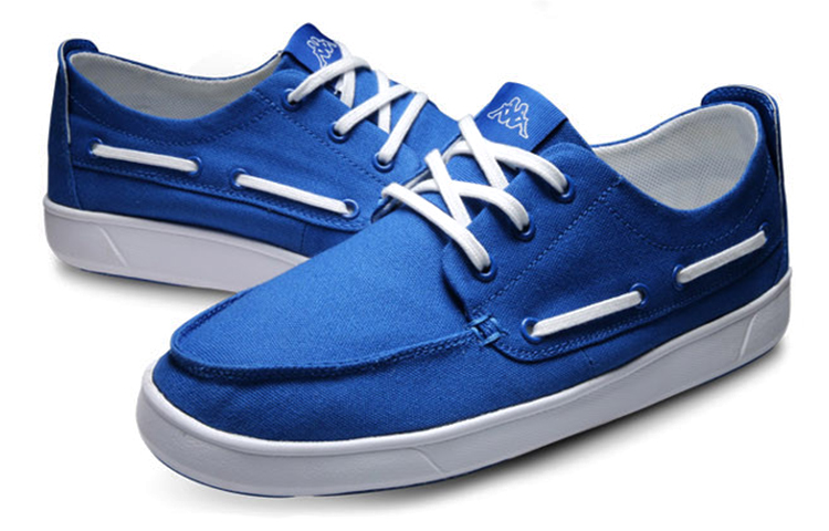 Kappa Classic Colorblock Deck Shoes 'Blue' 圖 2