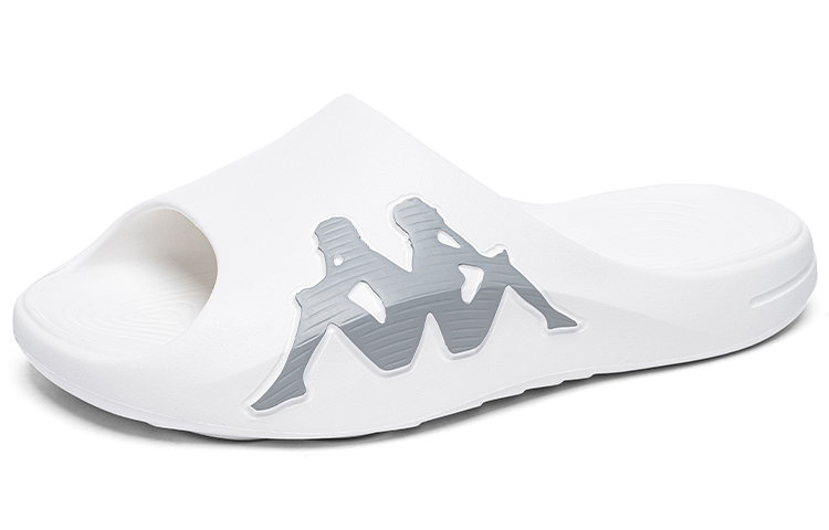 Kappa Classic Print Slides 'White Silver' 圖 3