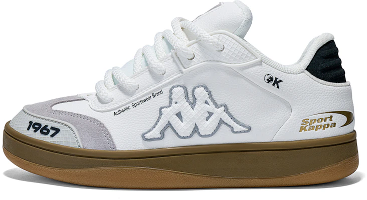 Kappa Sneakers Bassi Bianchi Classici Retro Stampa Design Comodo K0EZ5CC02-012A Buy Kappa Sneakers Bassi Bianchi Classici Retro Stampa Design Comodo K0EZ5CC02-012A