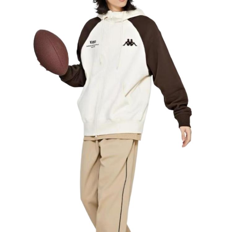 Kappa Colorblock Hoodie American Style Birch White K0D72MK01-0114 圖 4