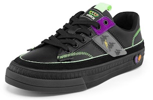 Kappa 卡帕 皮面鴛鴦串標板鞋 男女同款 黑色 Order Kappa 卡帕 皮面鴛鴦串標板鞋 男女同款 黑色