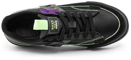 Kappa 卡帕 皮面鴛鴦串標板鞋 男女同款 黑色 Lookbook Kappa 卡帕 皮面鴛鴦串標板鞋 男女同款 黑色