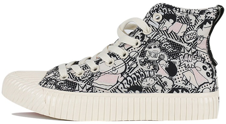 蠟筆小新 x Kappa 防滑耐磨 高筒 帆布鞋 都市款 黑色 Buy 蠟筆小新 x Kappa 防滑耐磨 高筒 帆布鞋 都市款 黑色