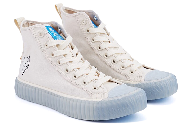 Lookbook Kappa Crayon Shin-chan x Kanvas Bertapak Tinggi 'Putih' KPCTFVS82-024