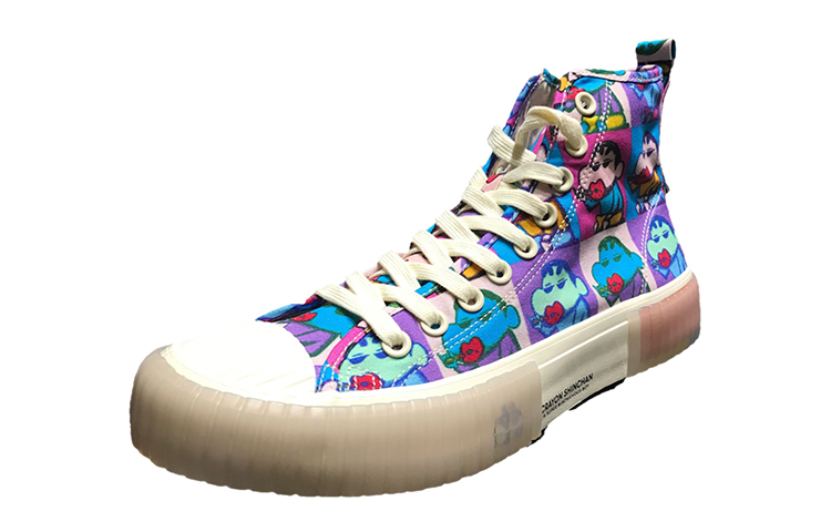 Lookbook Kappa蜡笔小新联名高帮篮球鞋‘淡蓝色’ KPCTFVS84-950