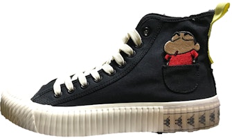 Kappa Crayon Shin-chan x Retro High-Top Canvas 'Black' KPCTFVS80-990 Kappa Crayon Shin-chan x Retro High-Top Canvas 'Black' KPCTFVS80-990