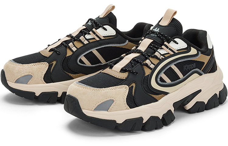 Lookbook 卡帕解构老爹鞋“黑色米色” K0CZ5MC81-990A