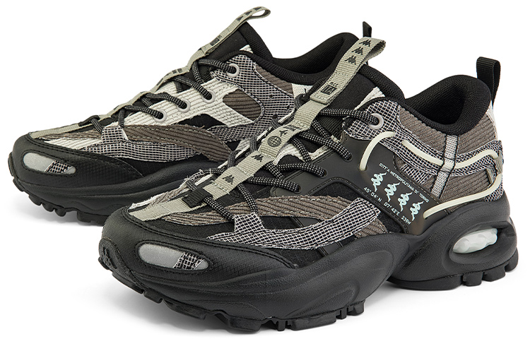 Kappa Deconstructed Retro 'Dad Shoe Black' 圖 3
