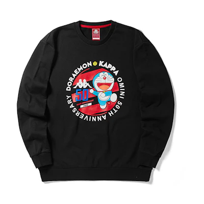 Kappa Doraemon 50th Anniversary Graphic Pullover Sweatshirt Unisex K09Y2WT12D
