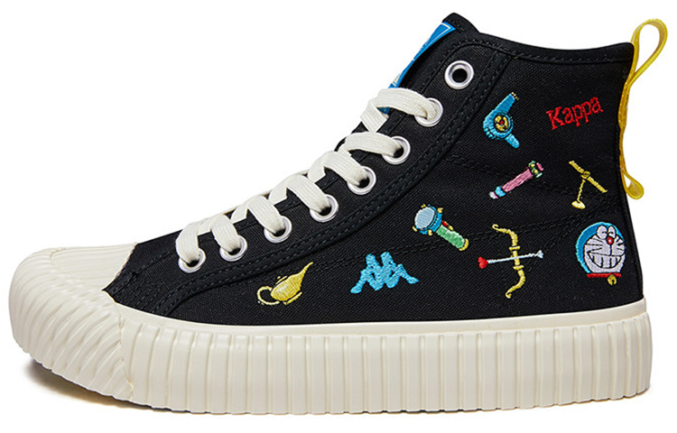 Kappa Doraemon x High-Top Canvas 'Black' K09Y5VS94-990