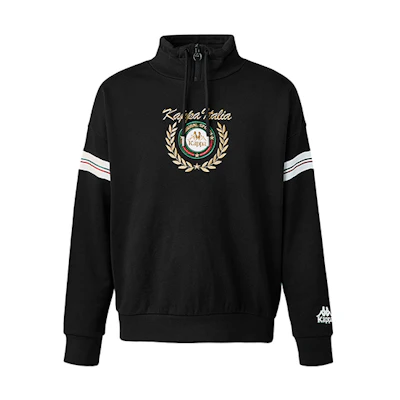 Kappa Embroidered Wheat Logo High-Neck Sweatshirt K0A12WT25D