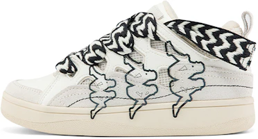 Kappa Fatty 'Winter White/Angola White/Black' K0BZ5CS20P-0106 Kappa Fatty 'Winter White/Angola White/Black' K0BZ5CS20P-0106