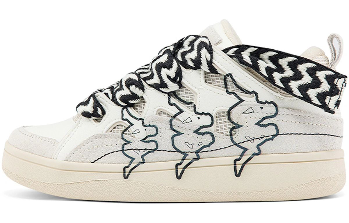 Kappa Fatty 'Winter White/Angola White/Black'