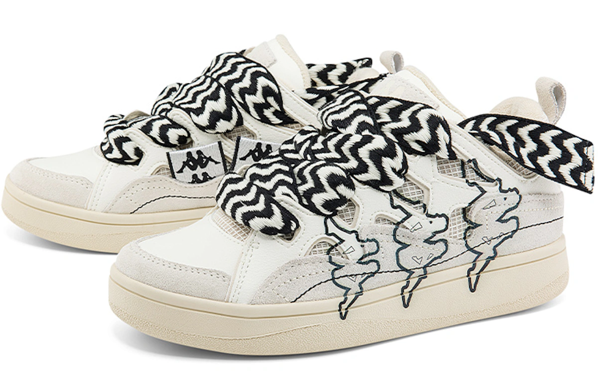 Kappa Fatty 'Winter White/Angola White/Black'