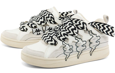 Kappa Fatty 'Winter White/Angola White/Black'