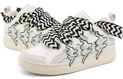 Kappa Fatty 'Winter White/Angola White/Black'