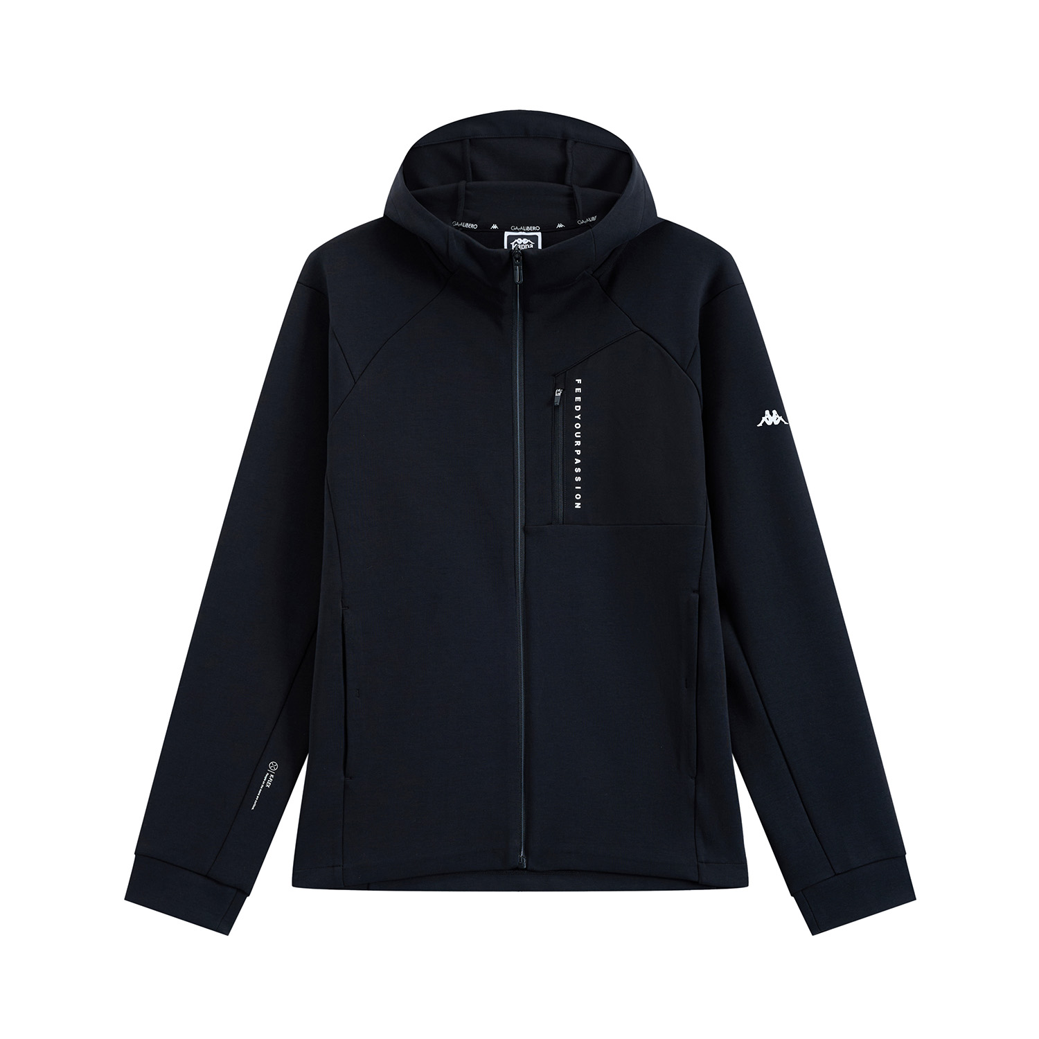 Kappa GARA Series Casual Knit Hoodie Jacket - Fashionable & Comfortable K0E72MK40