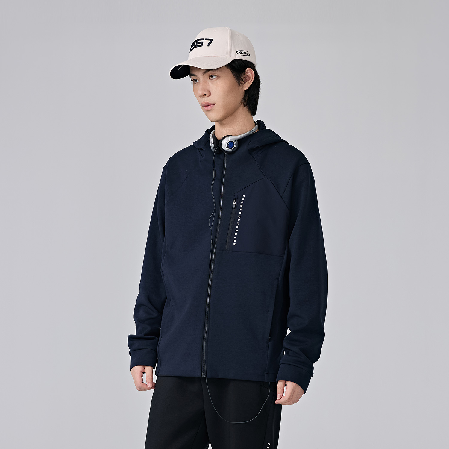 Kappa GARA Series Casual Knit Hoodie Jacket - Fashionable & Comfortable K0E72MK40 圖 4