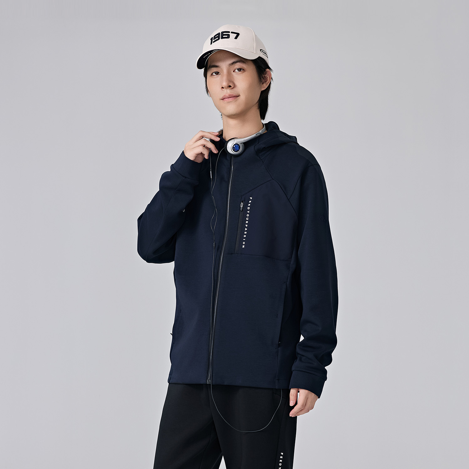 Kappa GARA Series Casual Knit Hoodie Jacket - Fashionable & Comfortable K0E72MK40 圖 5