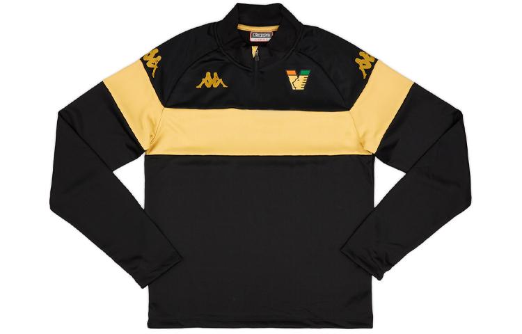 Kappa Half-Zip Colorblock Training Sweatshirt Black 38111ZW-A33