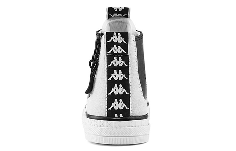 Shop Kappa 高幫 板鞋 男女同款 黑