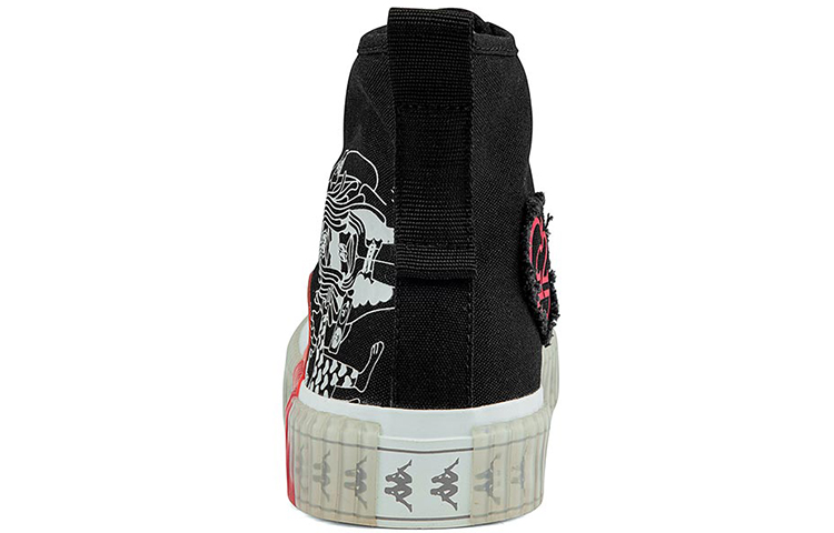 Details for Kappa High-Top Canvas 'Artist Collaboration Black Sugar Heart' K0BX5VS12D-990