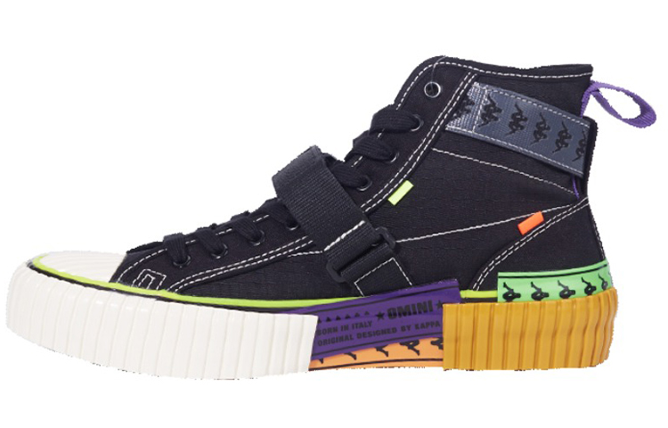 Buy Kappa 串標 高筒帆布鞋 黑色