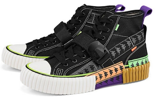Kappa High-Top Canvas 'Black' K0AW5VS50-990 Lookbook Kappa High-Top Canvas 'Black' K0AW5VS50-990