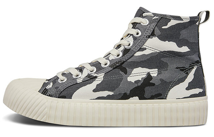 Buy Kappa迷彩蓝色高帮帆布鞋 K09Y5VS13-951
