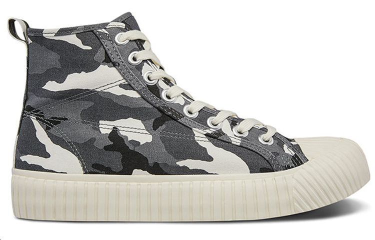 Order Kappa迷彩蓝色高帮帆布鞋 K09Y5VS13-951