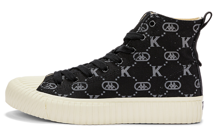Kappa High-Top Canvas 'Full-Print Black' K0CY5VS14-990