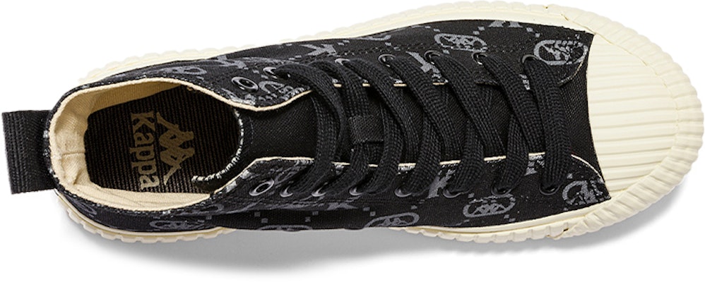 Kappa Kasut Kanvas Tinggi 'Corak-Penuh Hitam' K0CY5VS14-990 Details for Kappa Kasut Kanvas Tinggi 'Corak-Penuh Hitam' K0CY5VS14-990