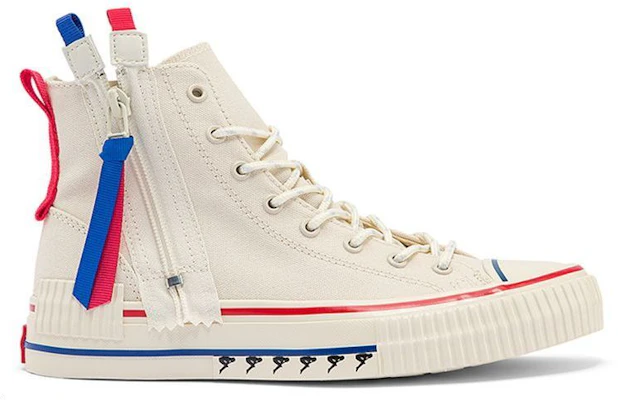 Kappa High-Top Canvas Sneaker 'Egret White' K0CW5VS30-024 Order Kappa High-Top Canvas Sneaker 'Egret White' K0CW5VS30-024