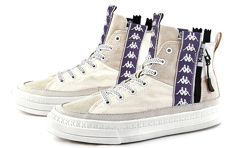Kappa High-Top Canvas Sneakers 'Yun Bai' 圖 2