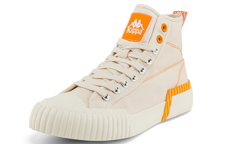 Kappa High-Top Deconstructed Canvas Sneaker 'Egret White' 圖 2