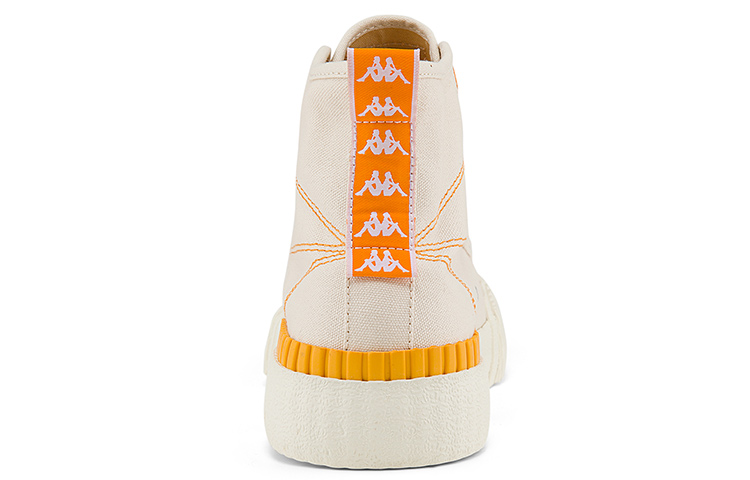 Kappa High-Top Deconstructed Canvas Sneaker 'Egret White' 圖 6