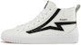 Kappa High-Top Platform Sneakers 'Hitam dan Putih' K0BW5CC30-012