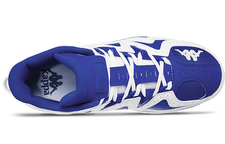 Shop Kappa Retro Basketball Hautes ''Bleu Blanc'' K0955CC72D-634