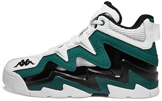 Kappa High-Top Retro Basketball 'Green White Patchwork' K09Y5CC72-338 Kappa High-Top Retro Basketball 'Green White Patchwork' K09Y5CC72-338