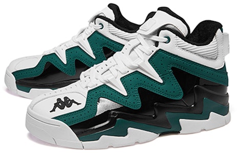 Kappa High-Top Retro Basketball 'Hijau Putih Patchwork' K09Y5CC72-338 Order Kappa High-Top Retro Basketball 'Hijau Putih Patchwork' K09Y5CC72-338