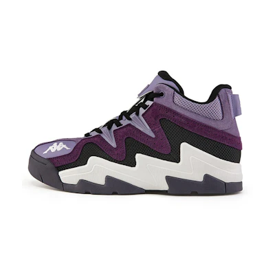 Kappa High-Top Retro Basketball 'Purple Black White'