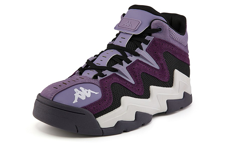 Order Kappa 高帮 復古籃球鞋 男女同款 紫黑白