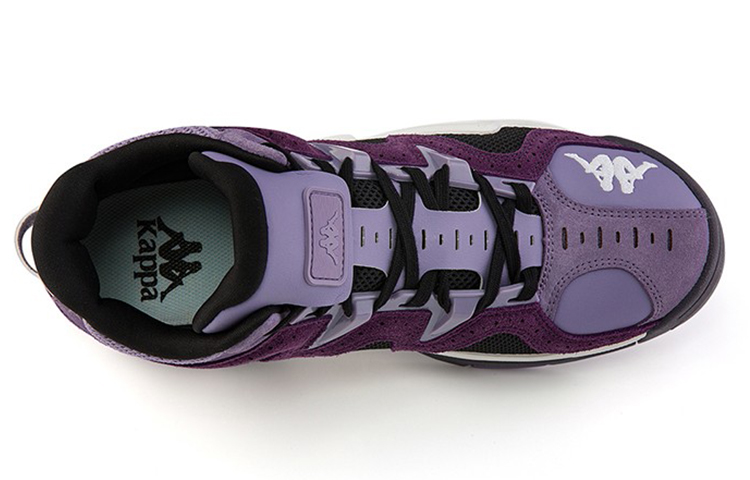 Lookbook Kappa 高帮 復古籃球鞋 男女同款 紫黑白