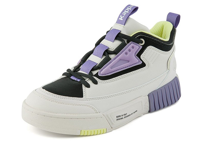 Kappa High-Top Retro Basketball 'Purple Grey Black' 圖 2