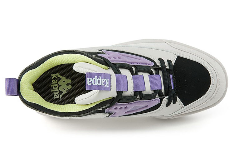Kappa High-Top Retro Basketball 'Purple Grey Black' 圖 3