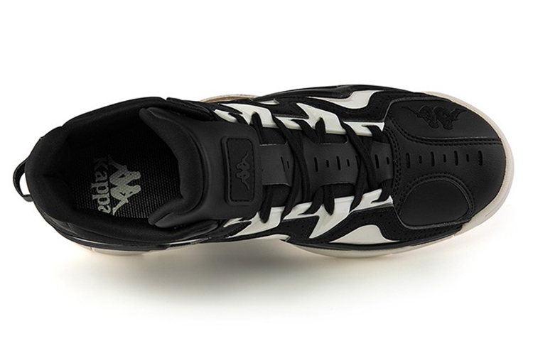 Lookbook Kappa Sepatu Basket Retro 'Spliced Hitam' Tinggi K0AZ5CC72D-990