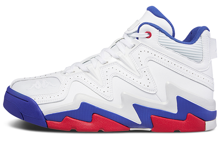 Buy Kappa 運動拼色 高筒 復古籃球鞋 男款 白藍